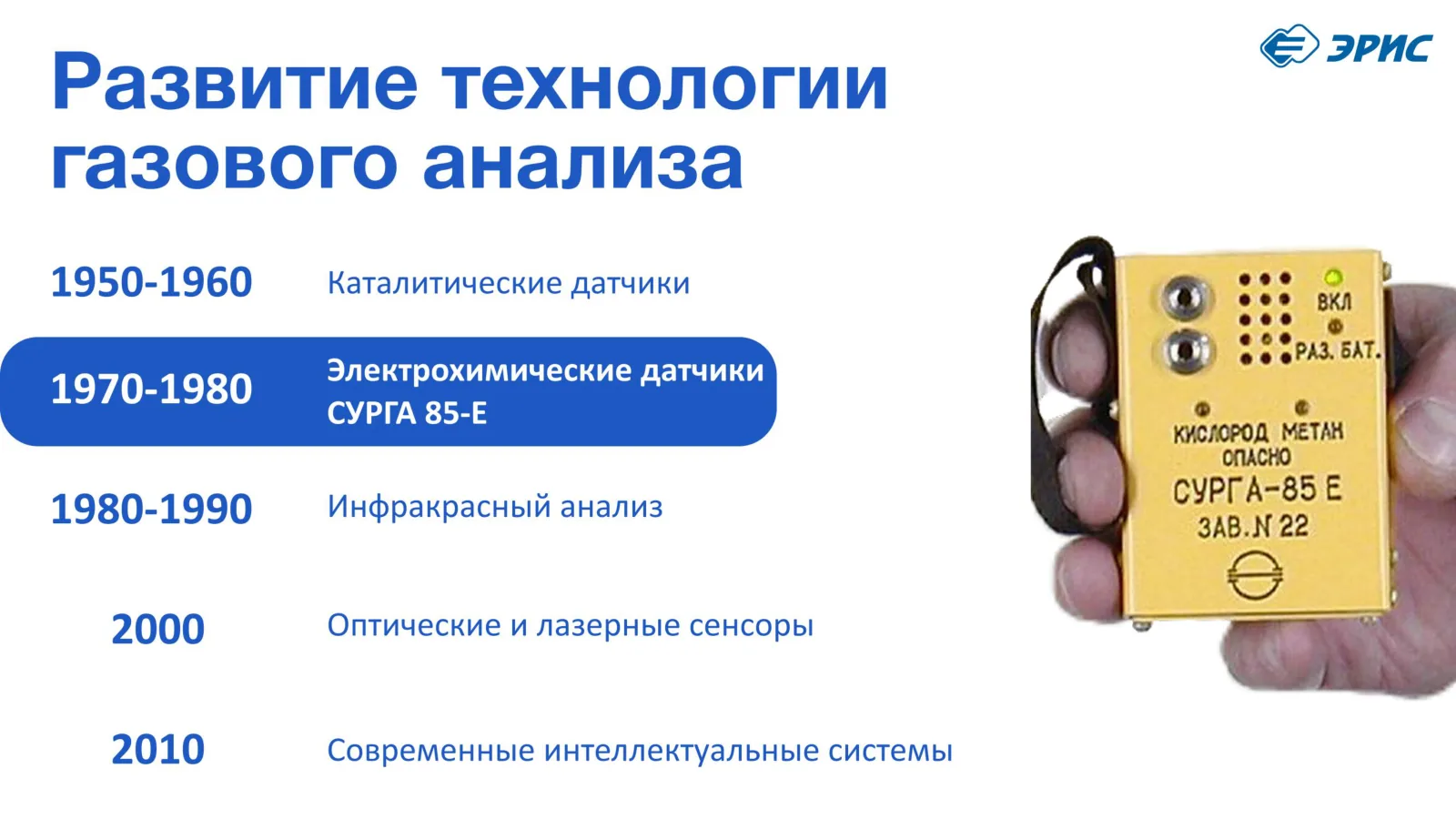 Слайд 8 презентации «Газоанализаторы»