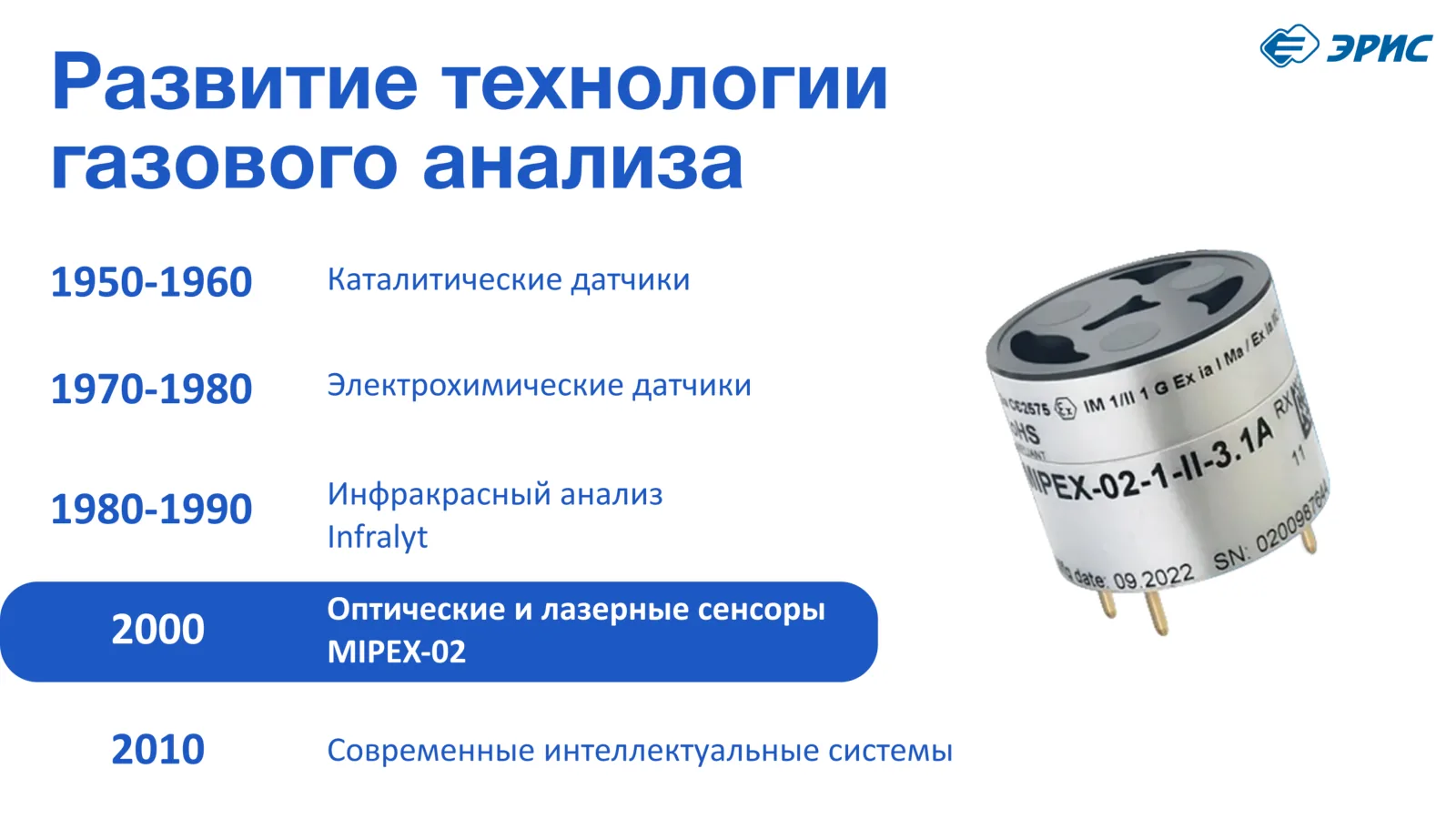 Слайд 10 презентации «Газоанализаторы»