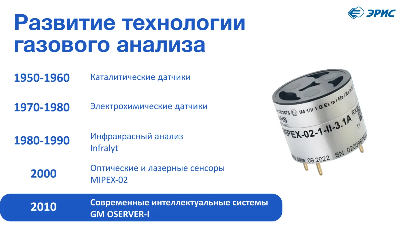 Слайд 11 презентации «Газоанализаторы»
